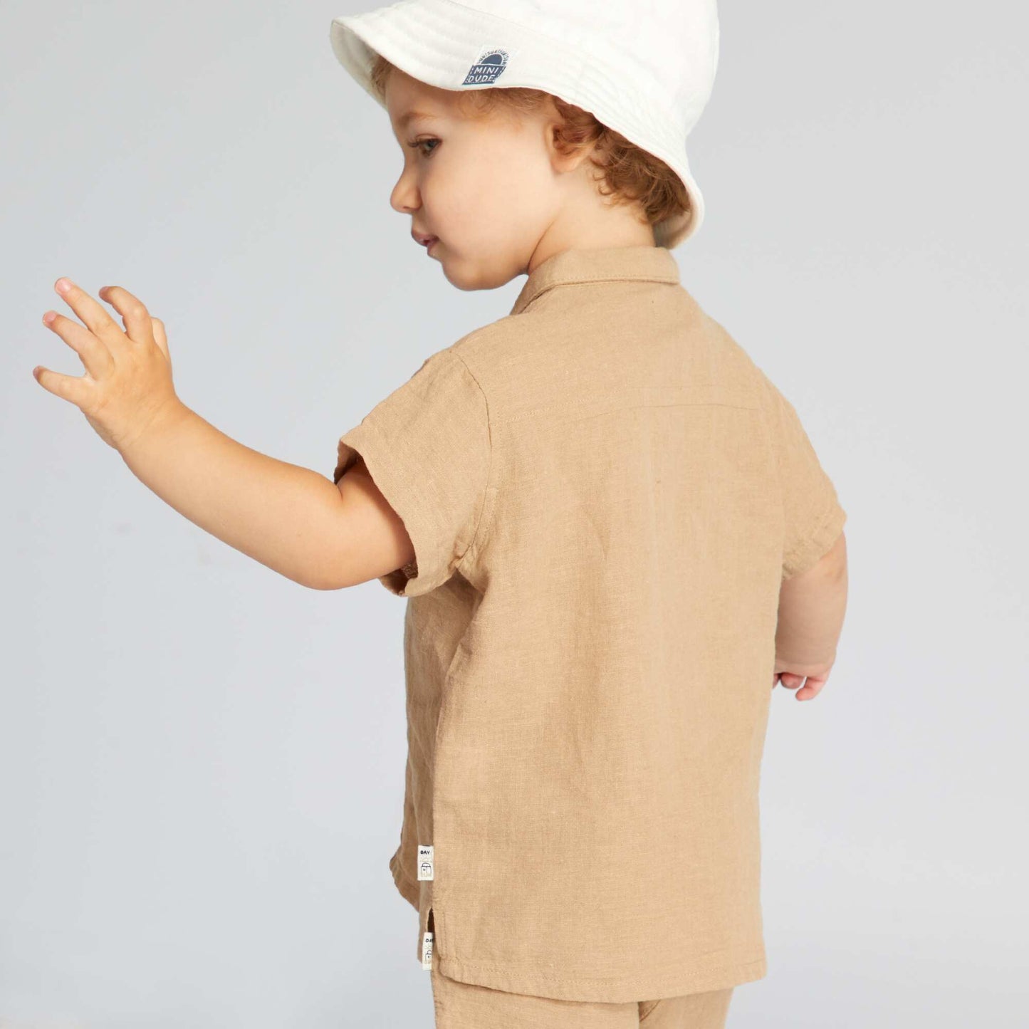 Short-sleeved shirt BEIGE