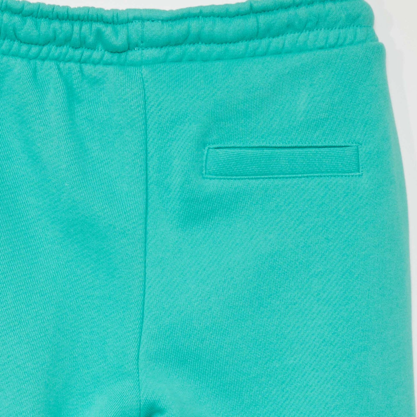 French terry joggers with seaming GREEN