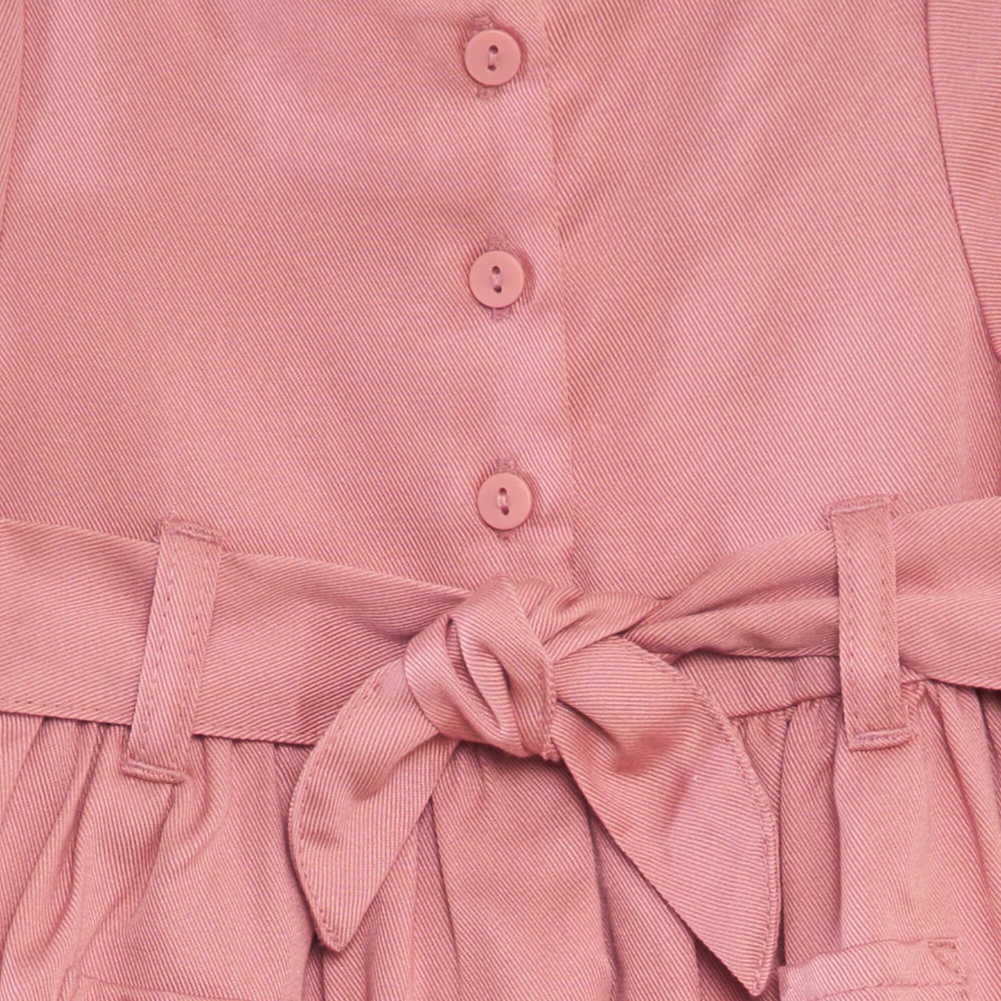 Flared lyocell dress pink