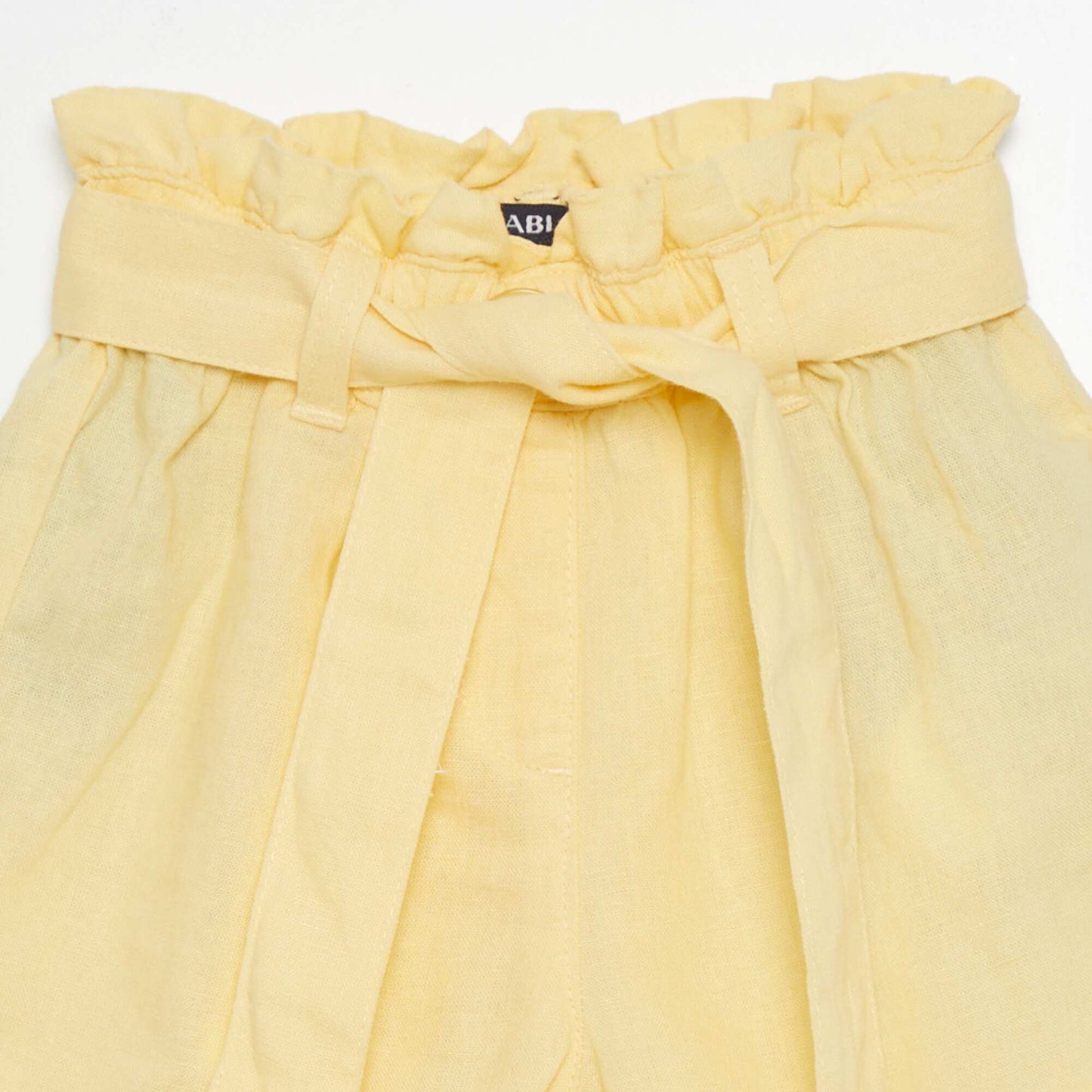 Paperbag shorts YELLOW