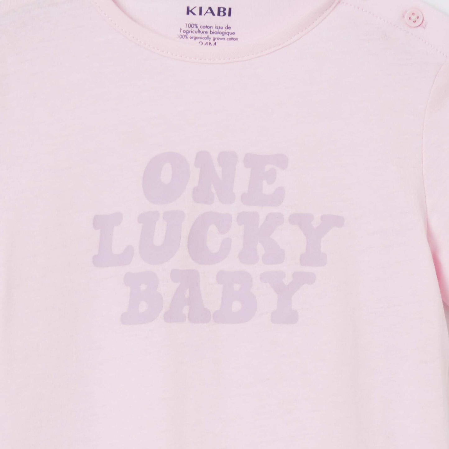 Printed cotton T-shirt PINK