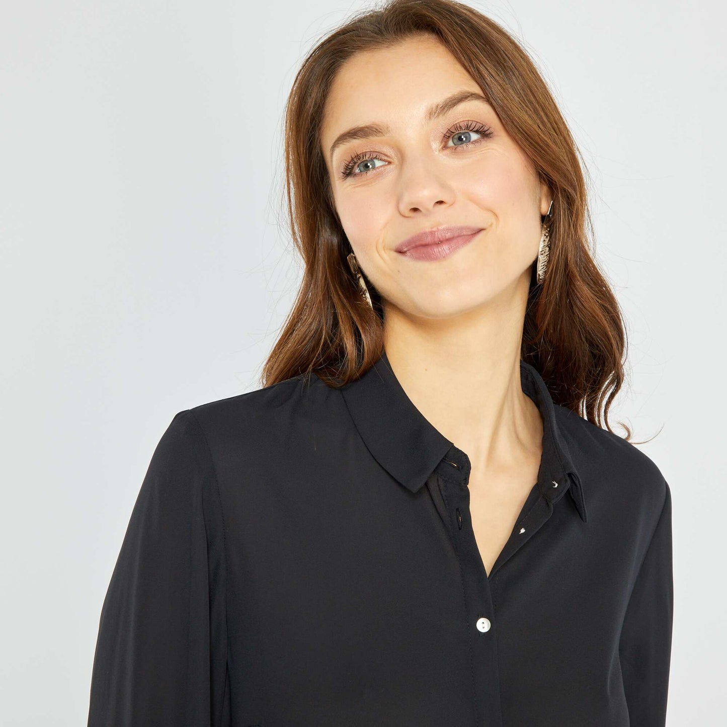 Flowing shirt Black