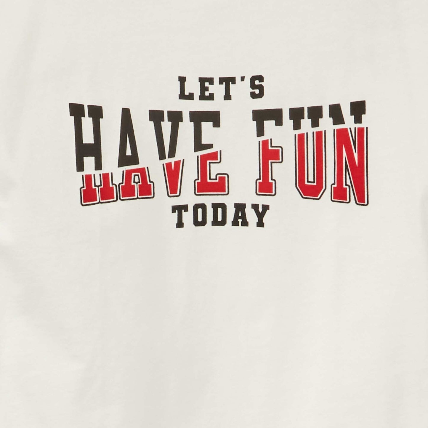T-shirt with message BEIGE