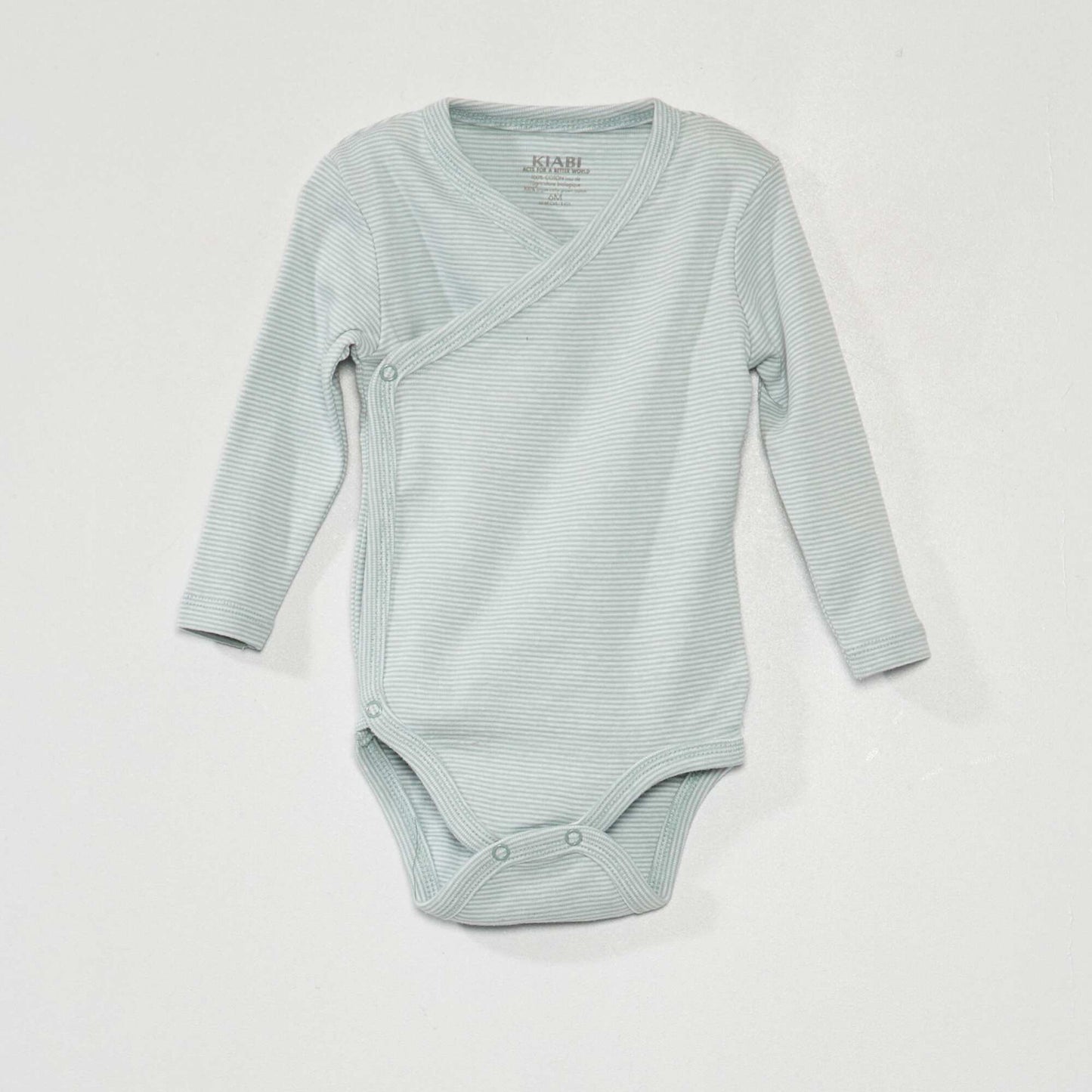 Pack of 3 ribbed knit bodies - Pack of 3 White/Green