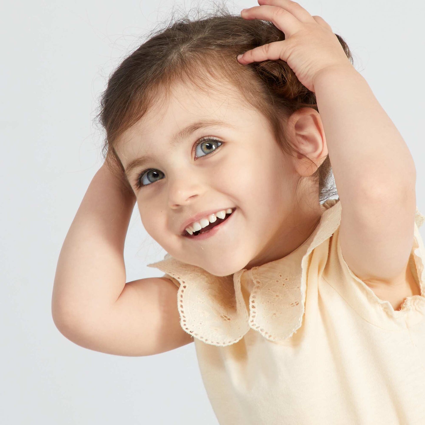 T-shirt with Peter Pan collar WHITE