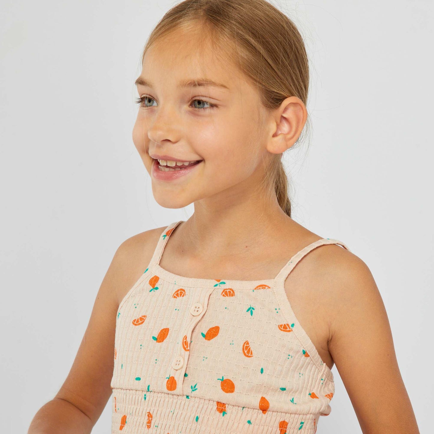 Vest top with spaghetti straps AO_APRICOT