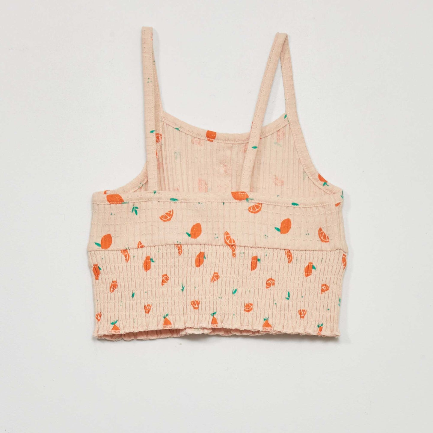 Vest top with spaghetti straps AO_APRICOT