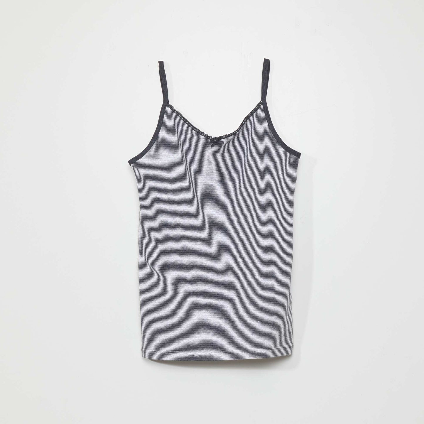 Pack of 2 stretch cotton vest tops WHITE