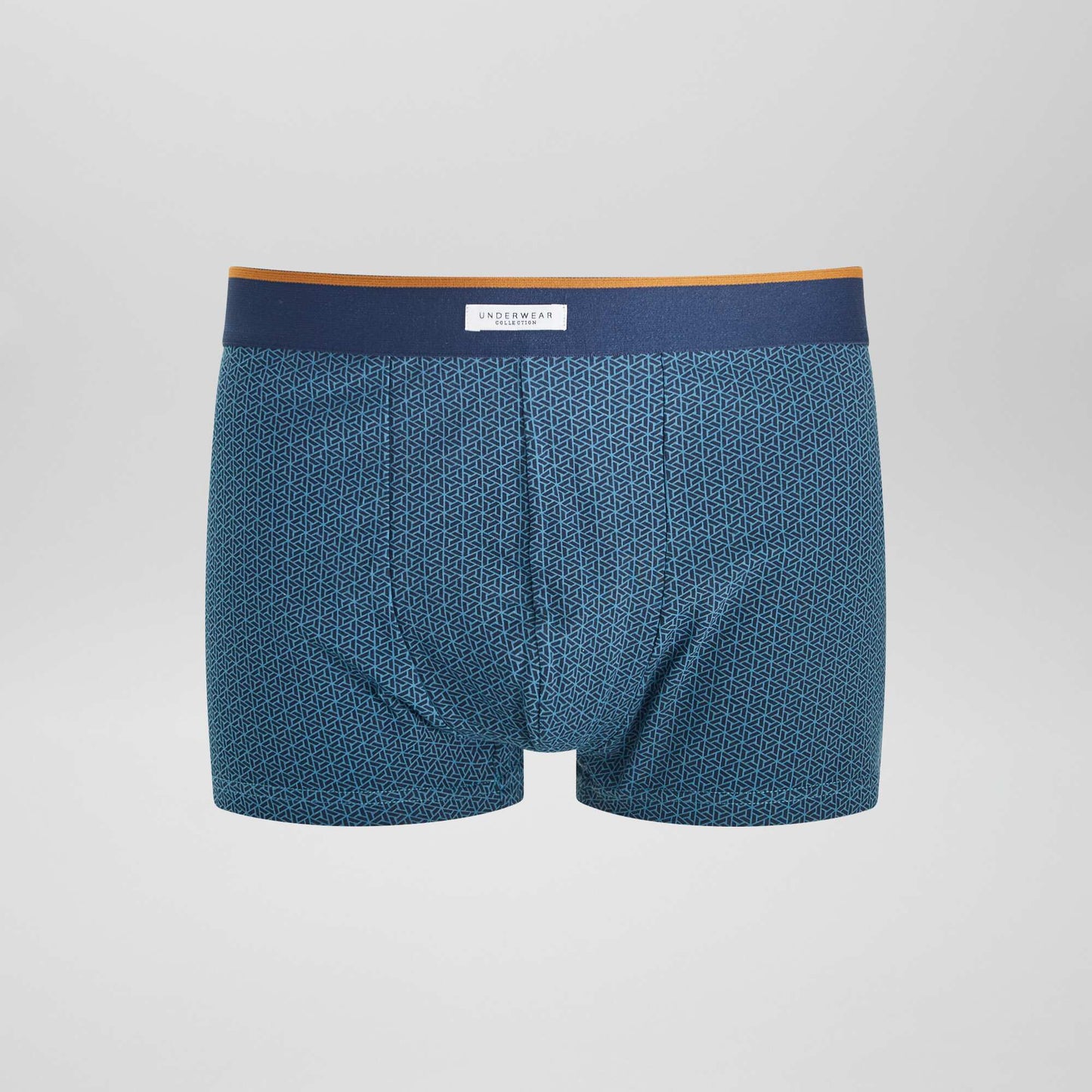 Pack of 3 pairs of cotton boxer shorts BLUE