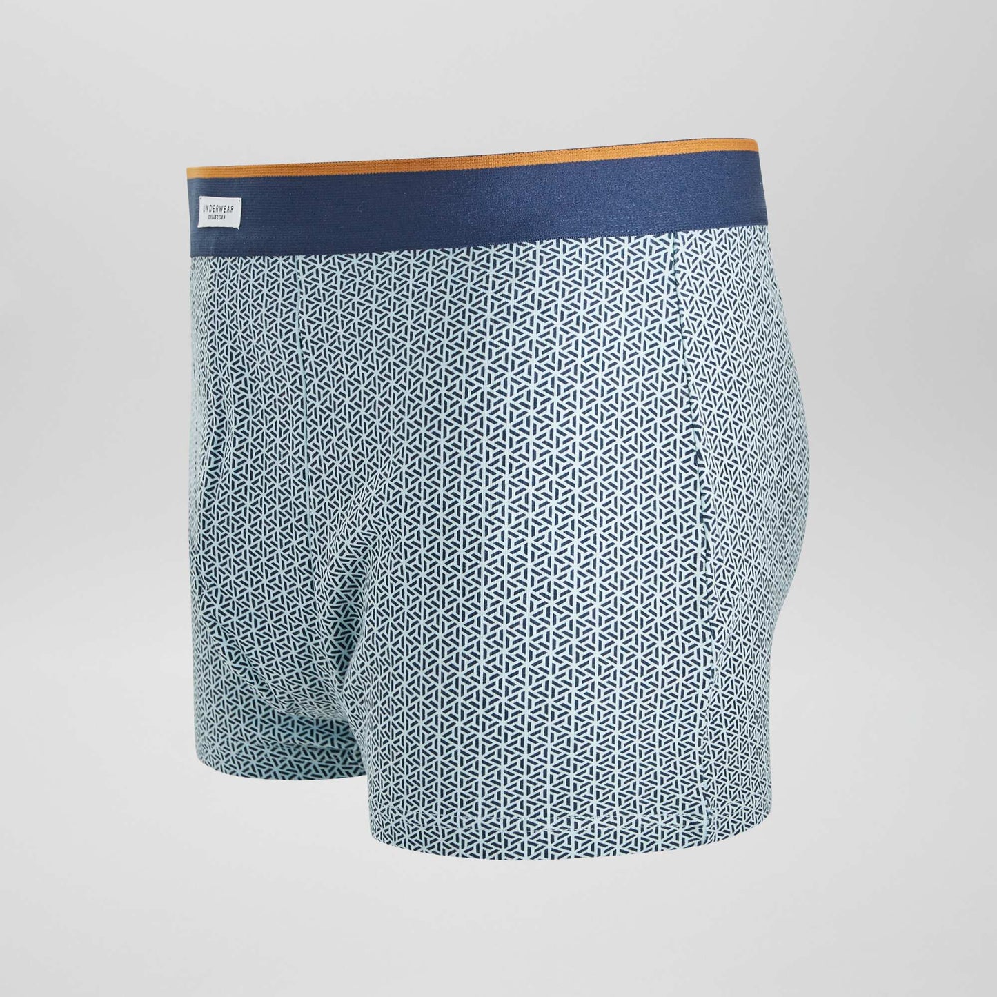 Pack of 3 pairs of cotton boxer shorts BLUE