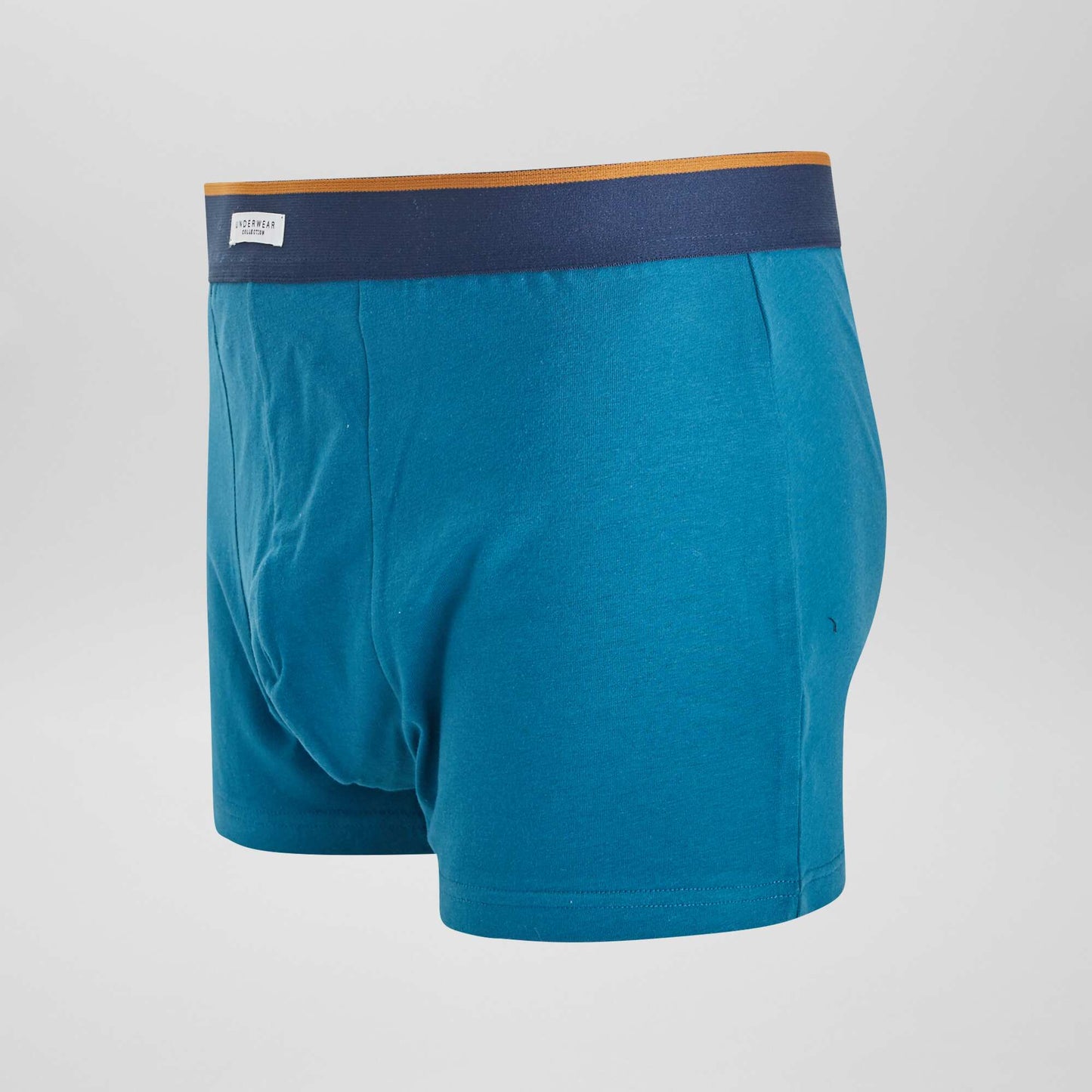 Pack of 3 pairs of cotton boxer shorts BLUE
