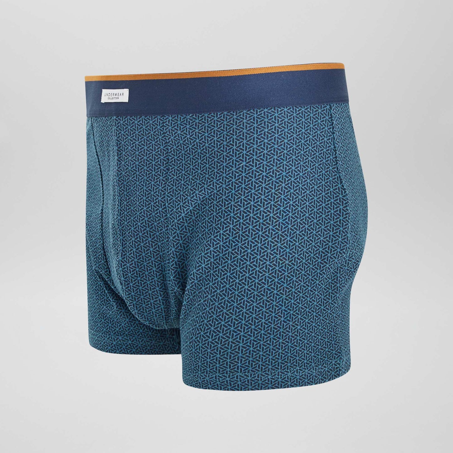 Pack of 3 pairs of cotton boxer shorts BLUE