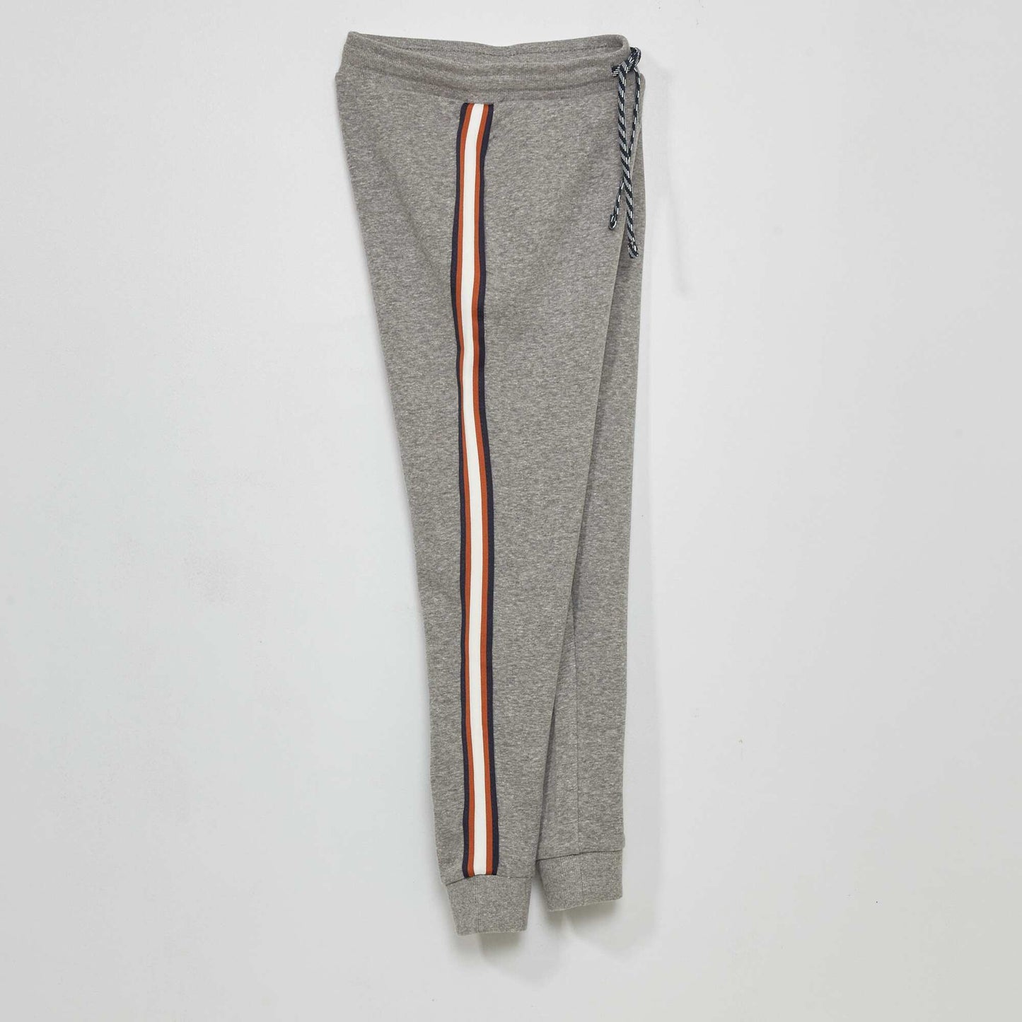 Joggers with contrasting stripes GREY