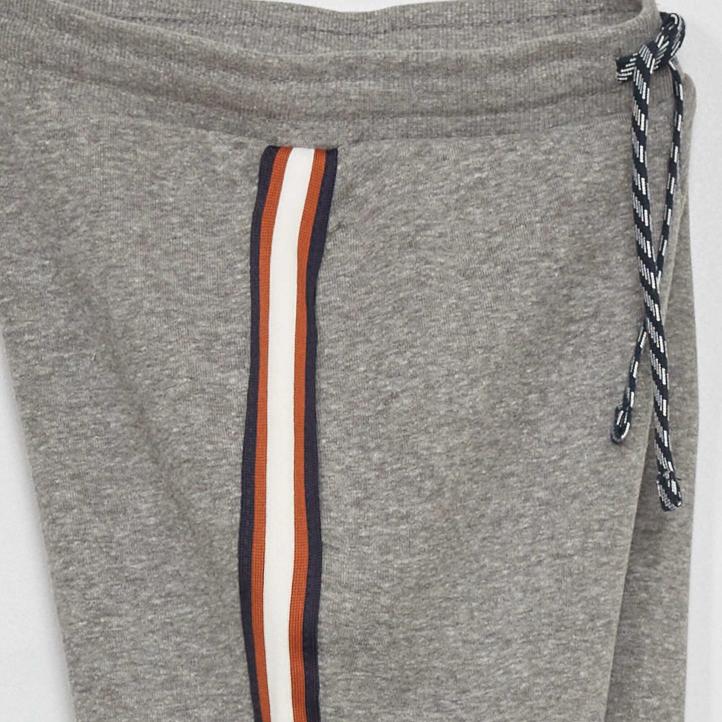 Joggers with contrasting stripes GREY