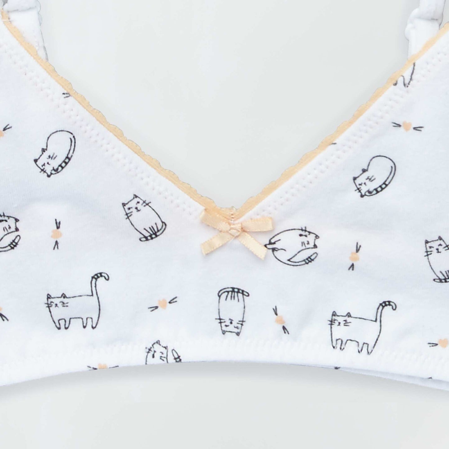 Pack of 2 bralettes WHITE
