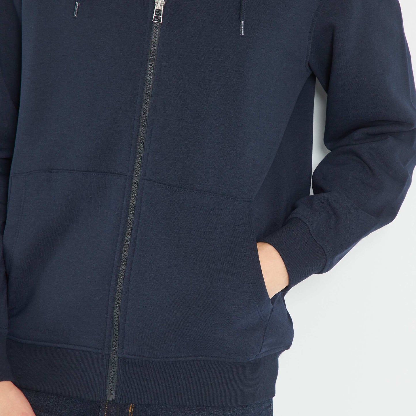 Zip-up hoodie BLUE