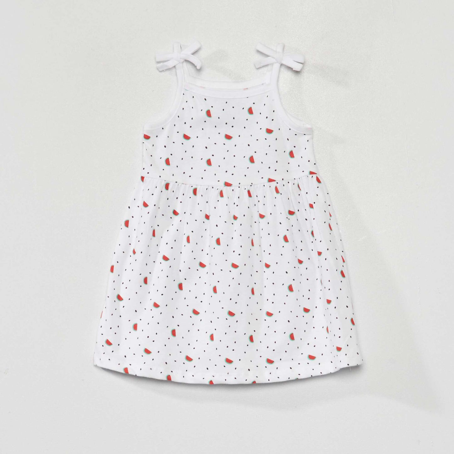 Set of 2 jersey knit dresses RED