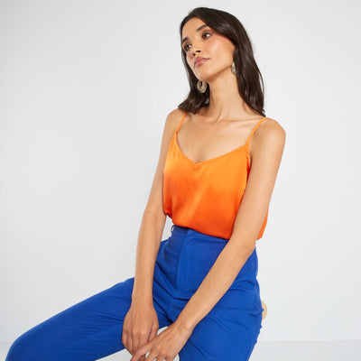 Fine Strap Top ORANGE