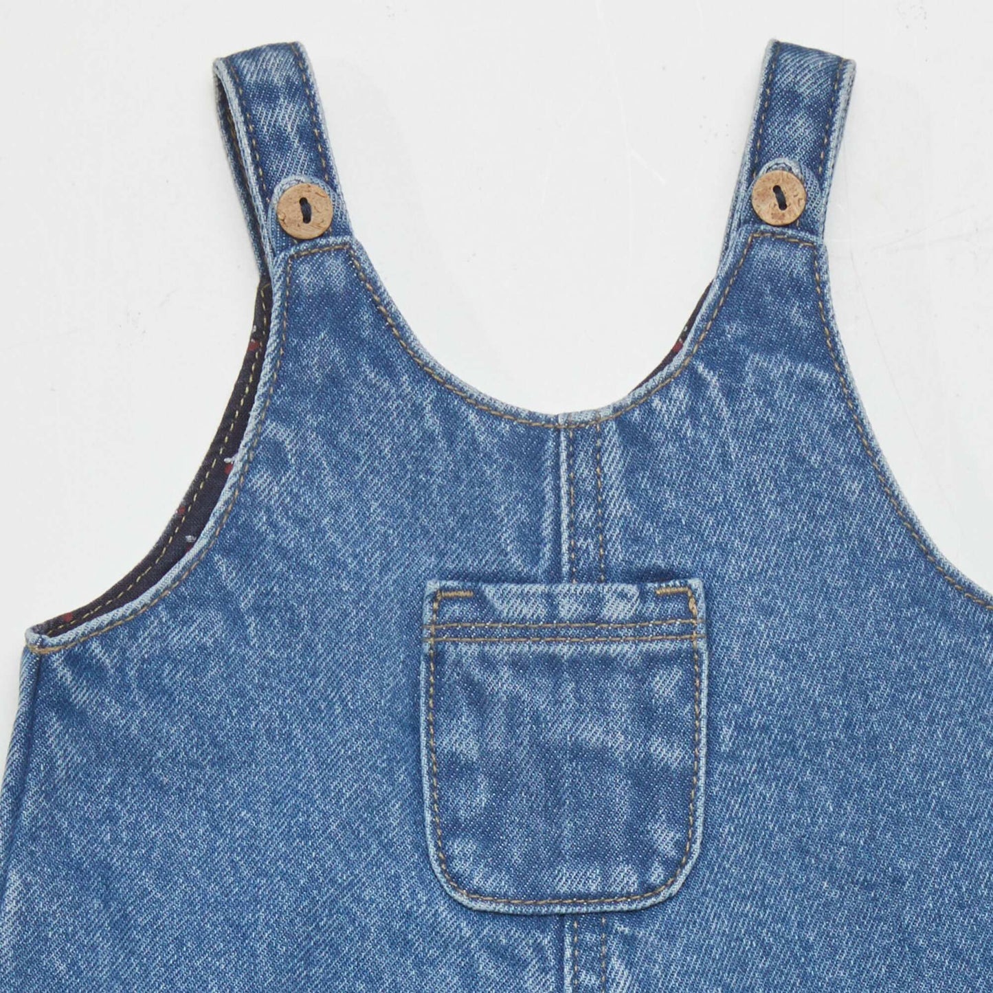 Denim dungarees BLUE