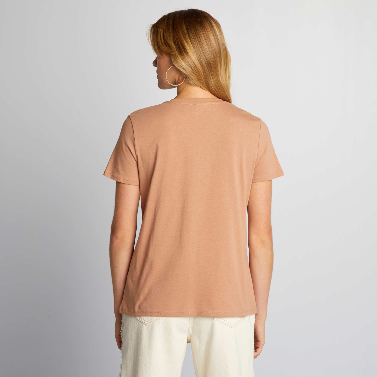 Basic T-shirt BROWN