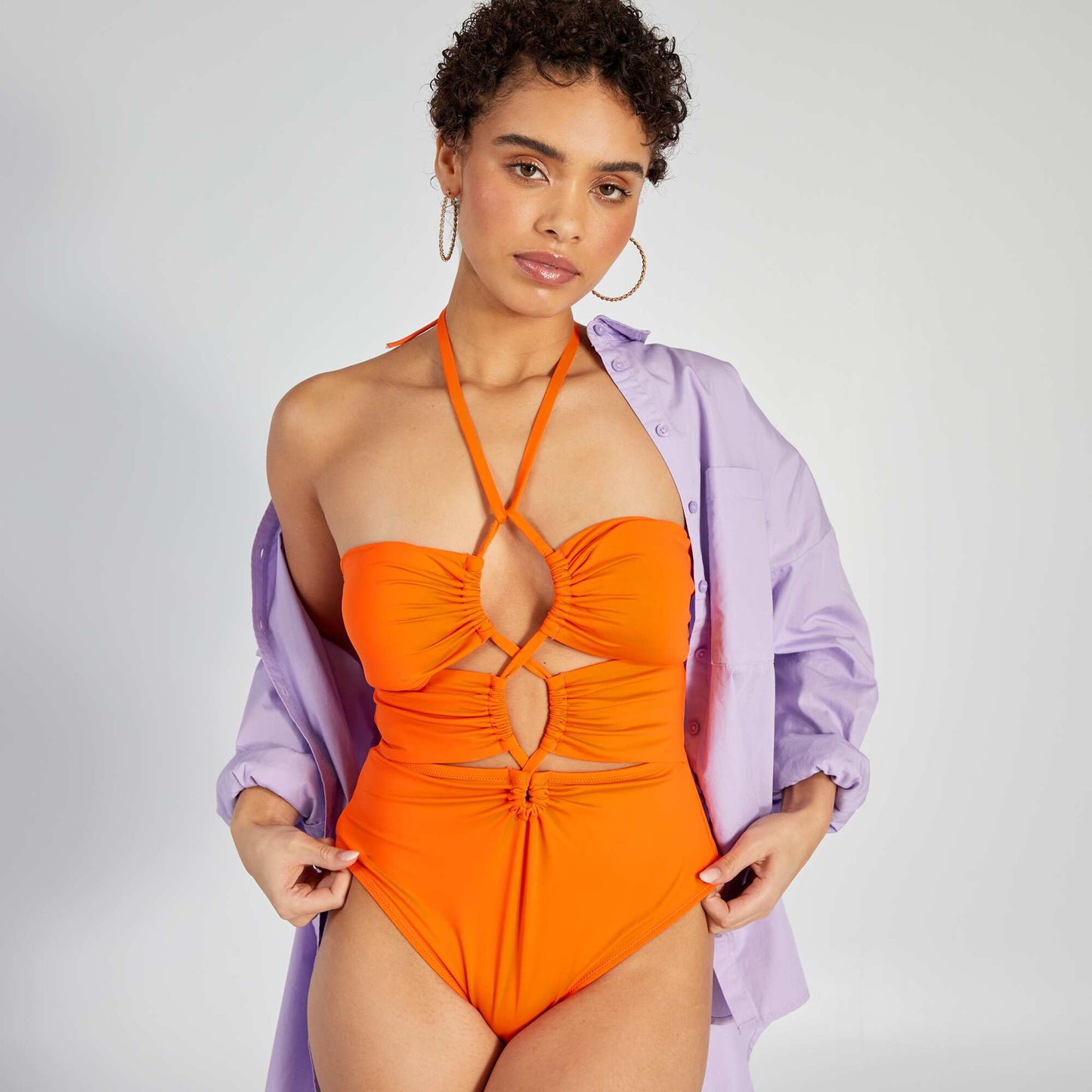 1-piece cut-out swimsuit EXOTIC_ORA