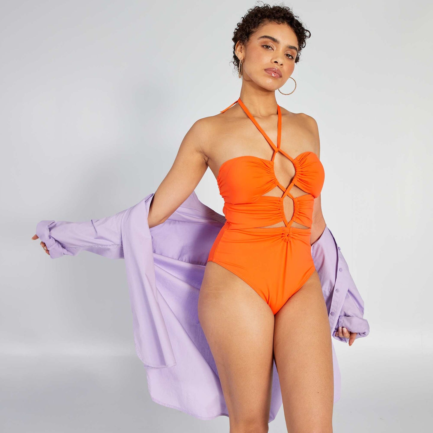 1-piece cut-out swimsuit EXOTIC_ORA