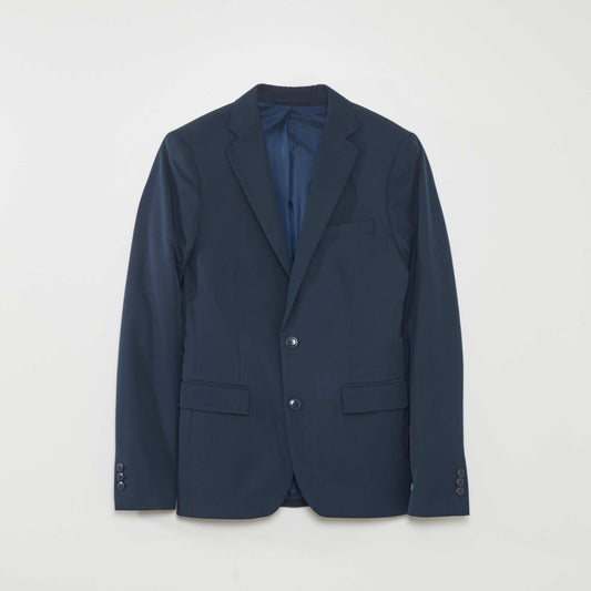 Slim-fit suit jacket blue