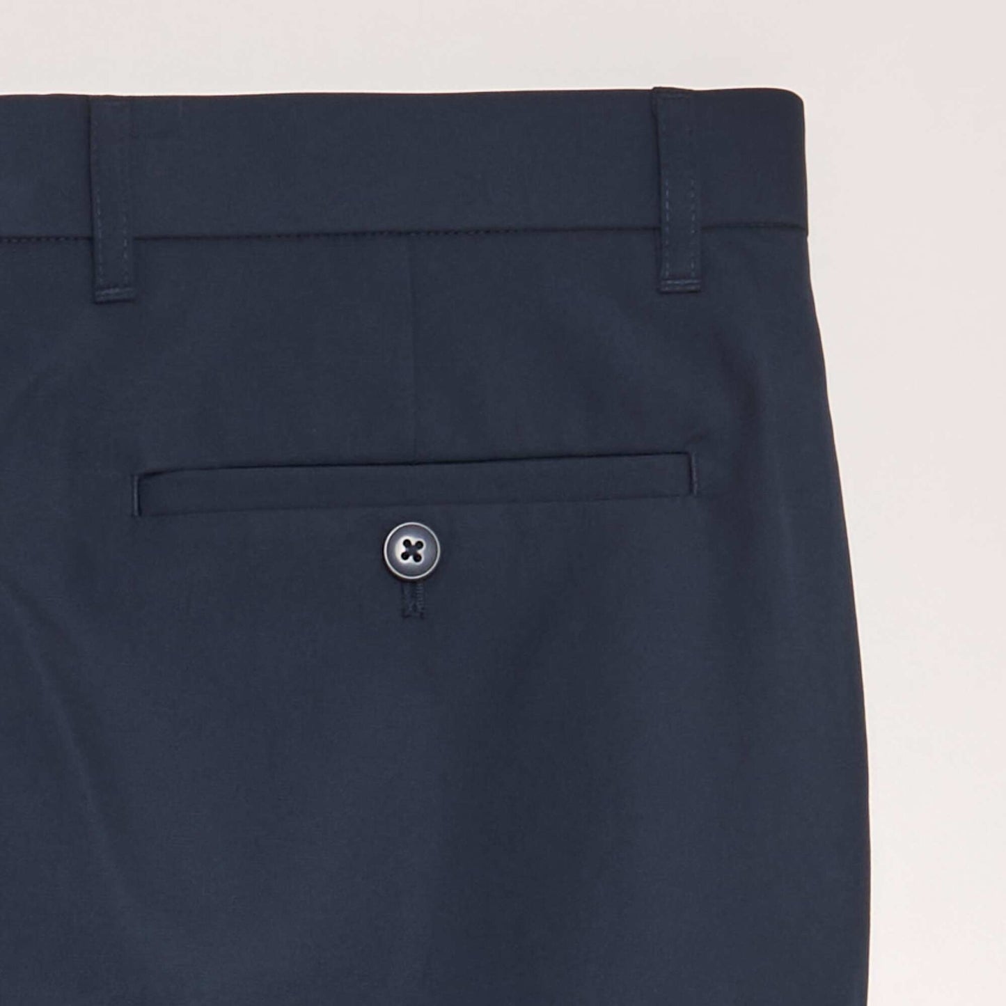 Slim-fit suit trousers blue