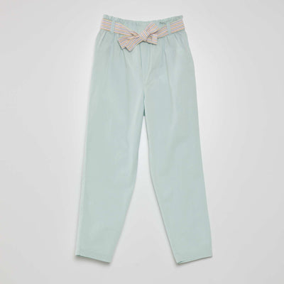 Carrot trousers WHITE