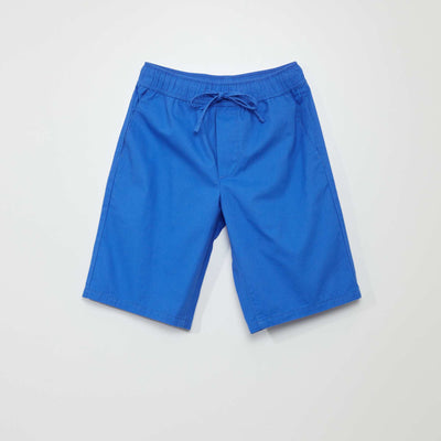 Twill Bermuda Shorts BLUE