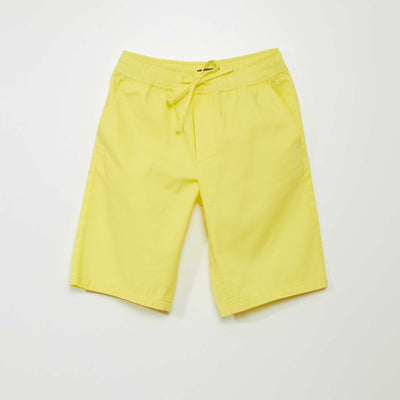 Twill Bermuda Shorts YELLOW