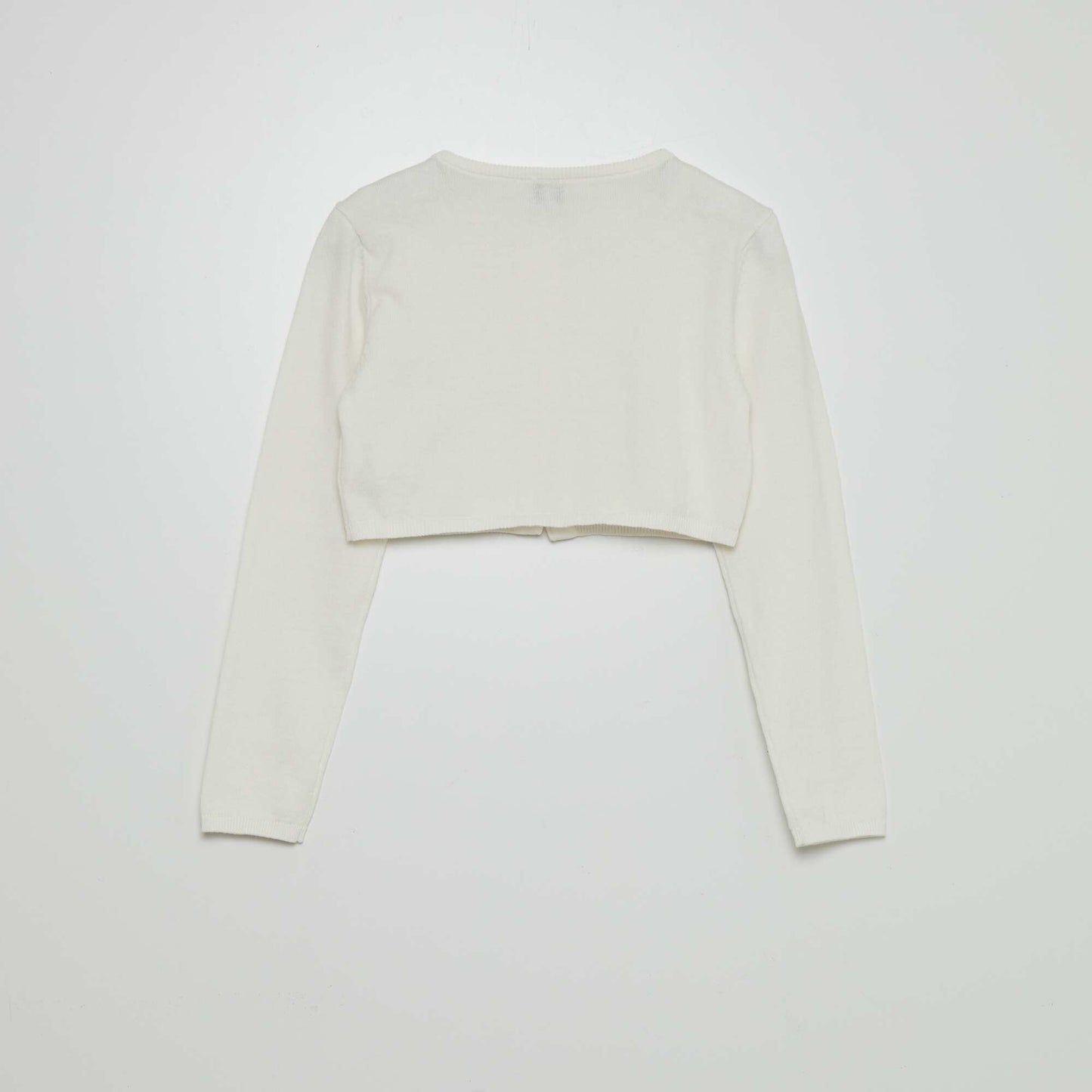 Bolero-style cardigan WHITE