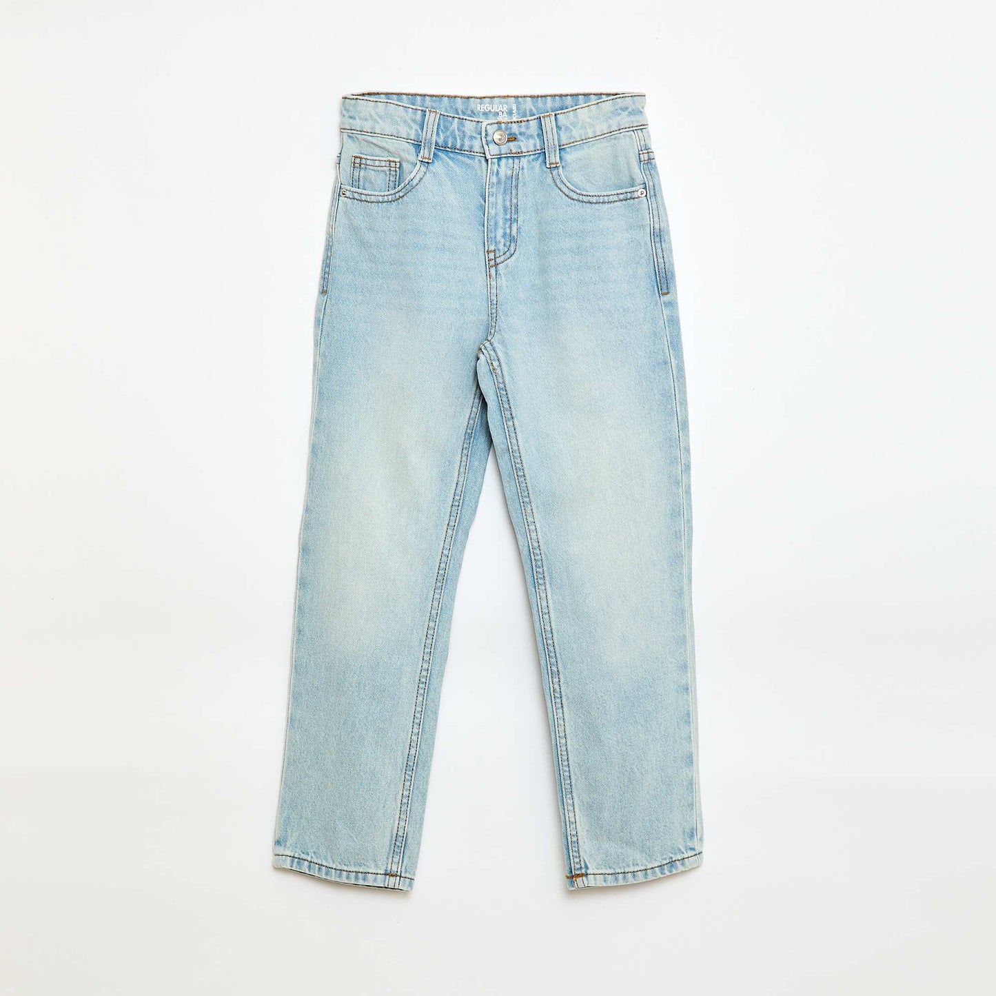 5-pocket straight-leg jeans BLUE