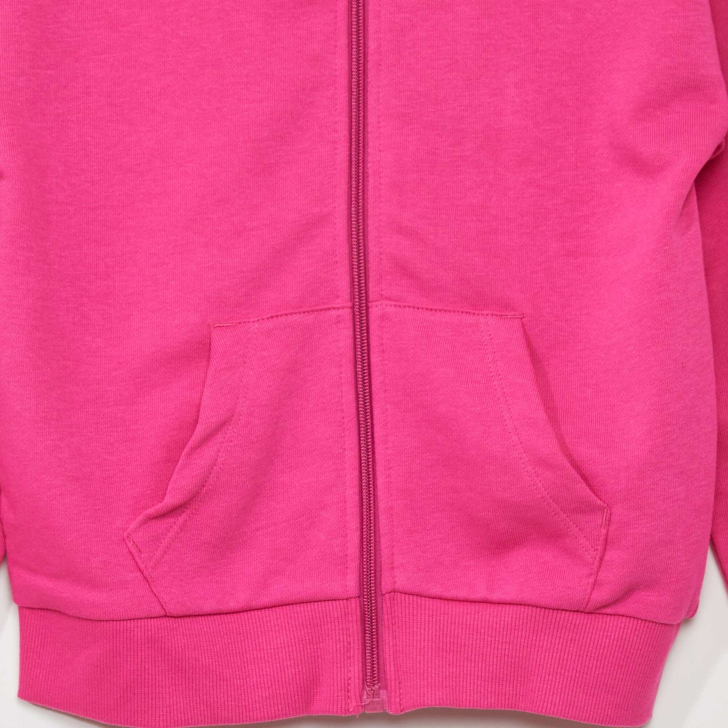 French terry zip-up sweatshirt PINK