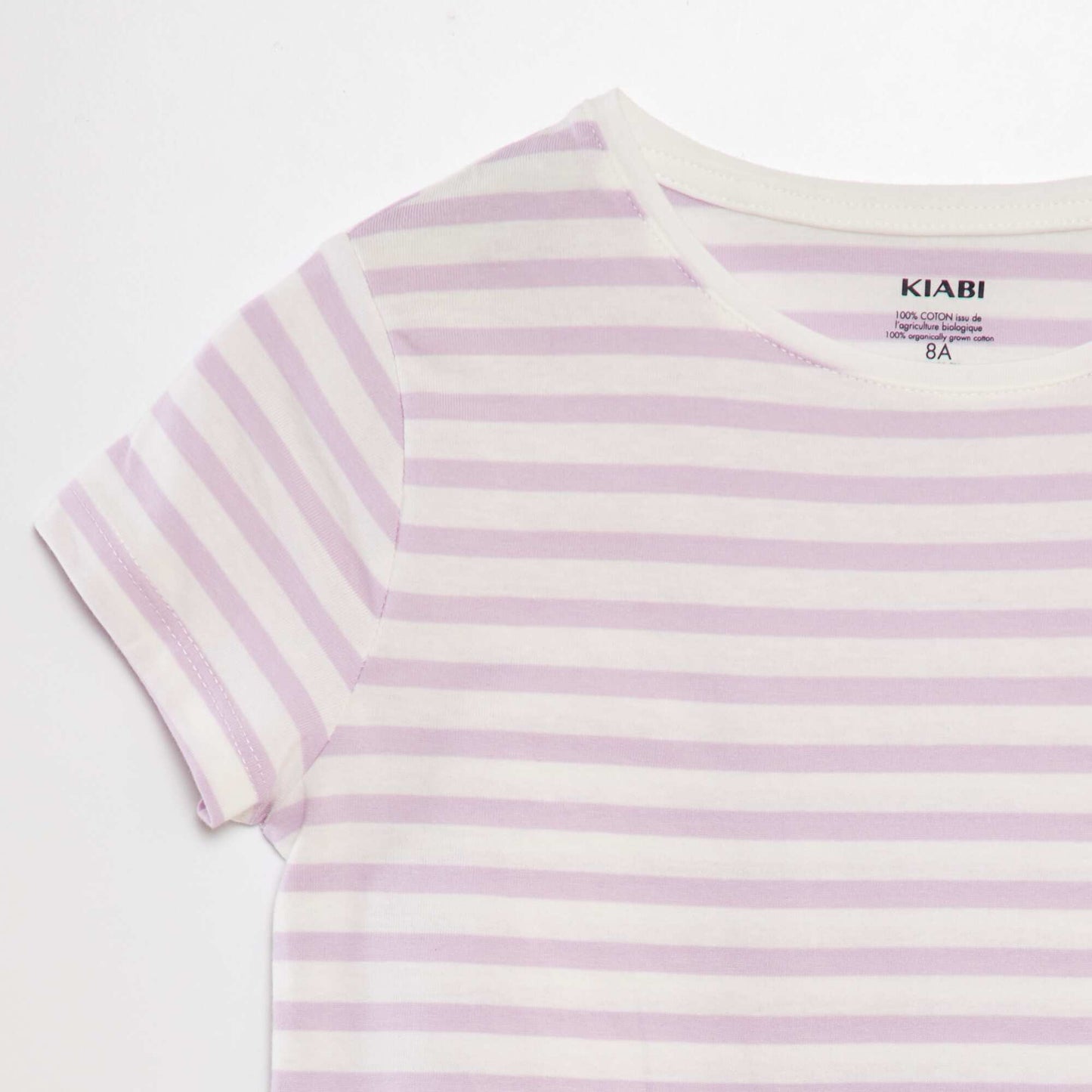 Printed Breton T-shirt WHITE