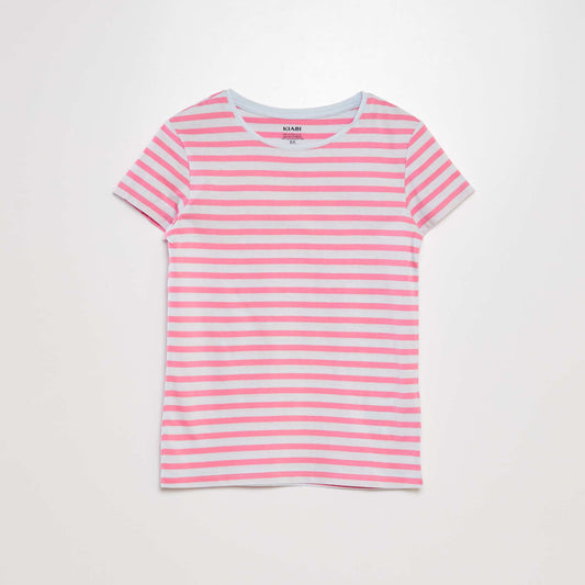 Printed Breton T-shirt BLUE