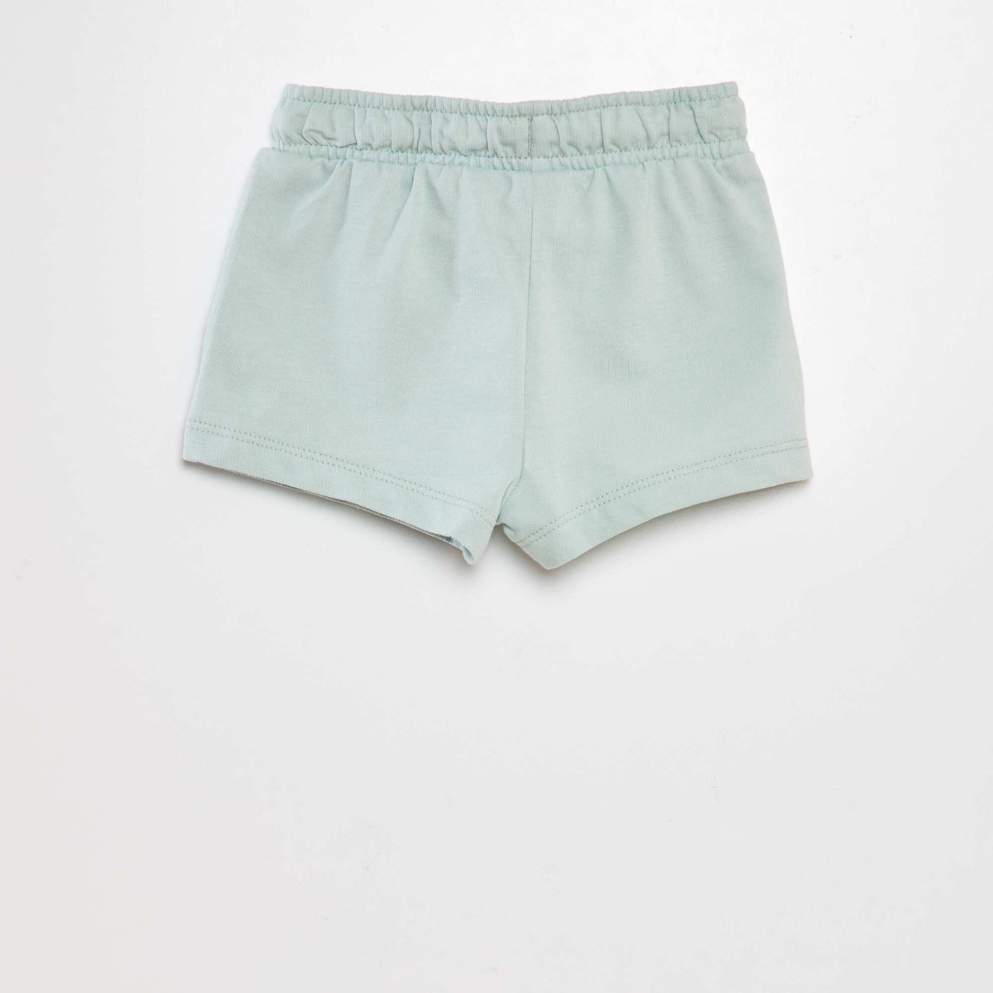 Sweatshirt fabric shorts BLUE