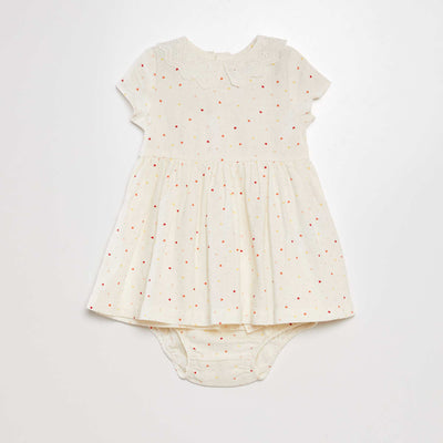 Dress + briefs set - 2-piece set WHITE