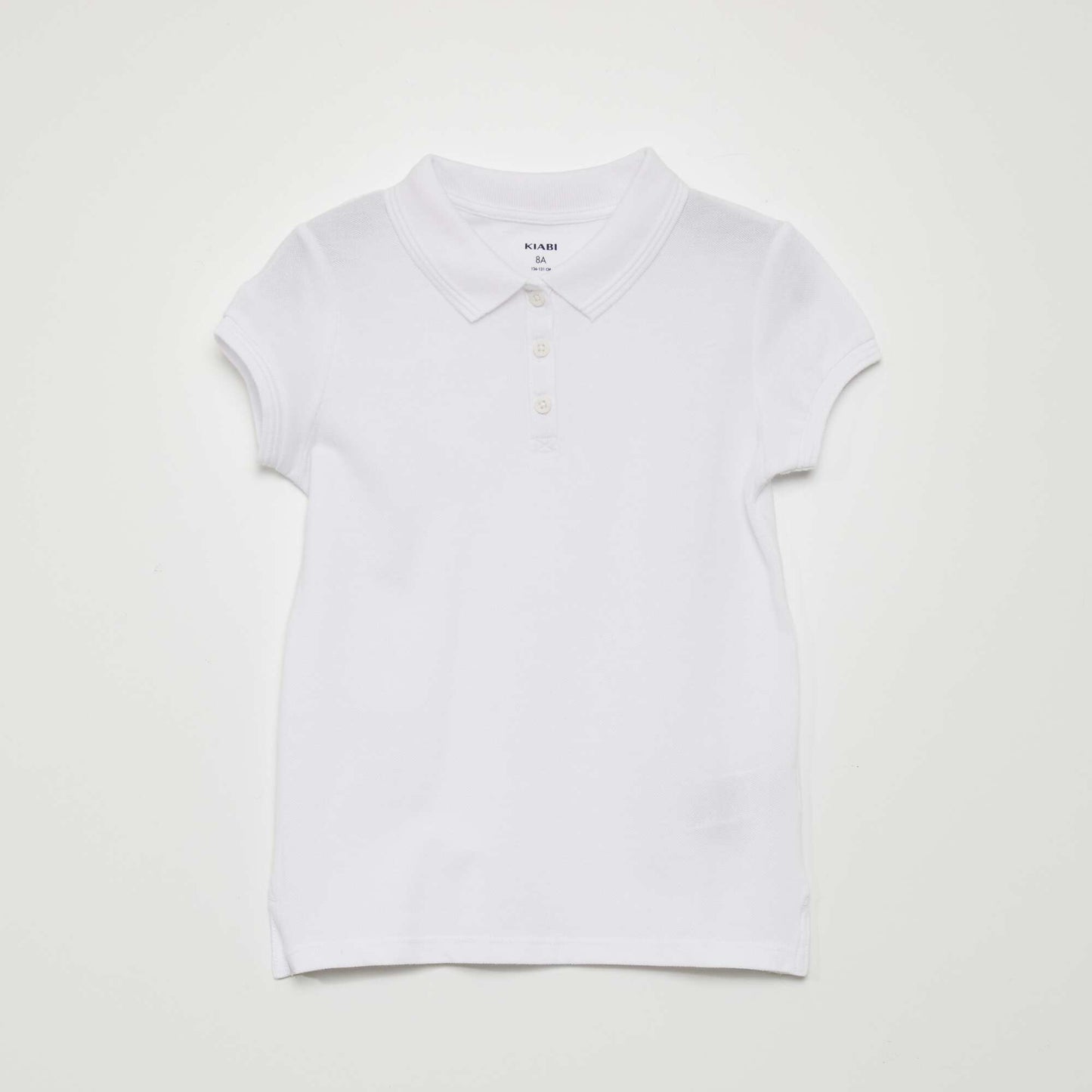 Short-sleeved polo shirt WHITE