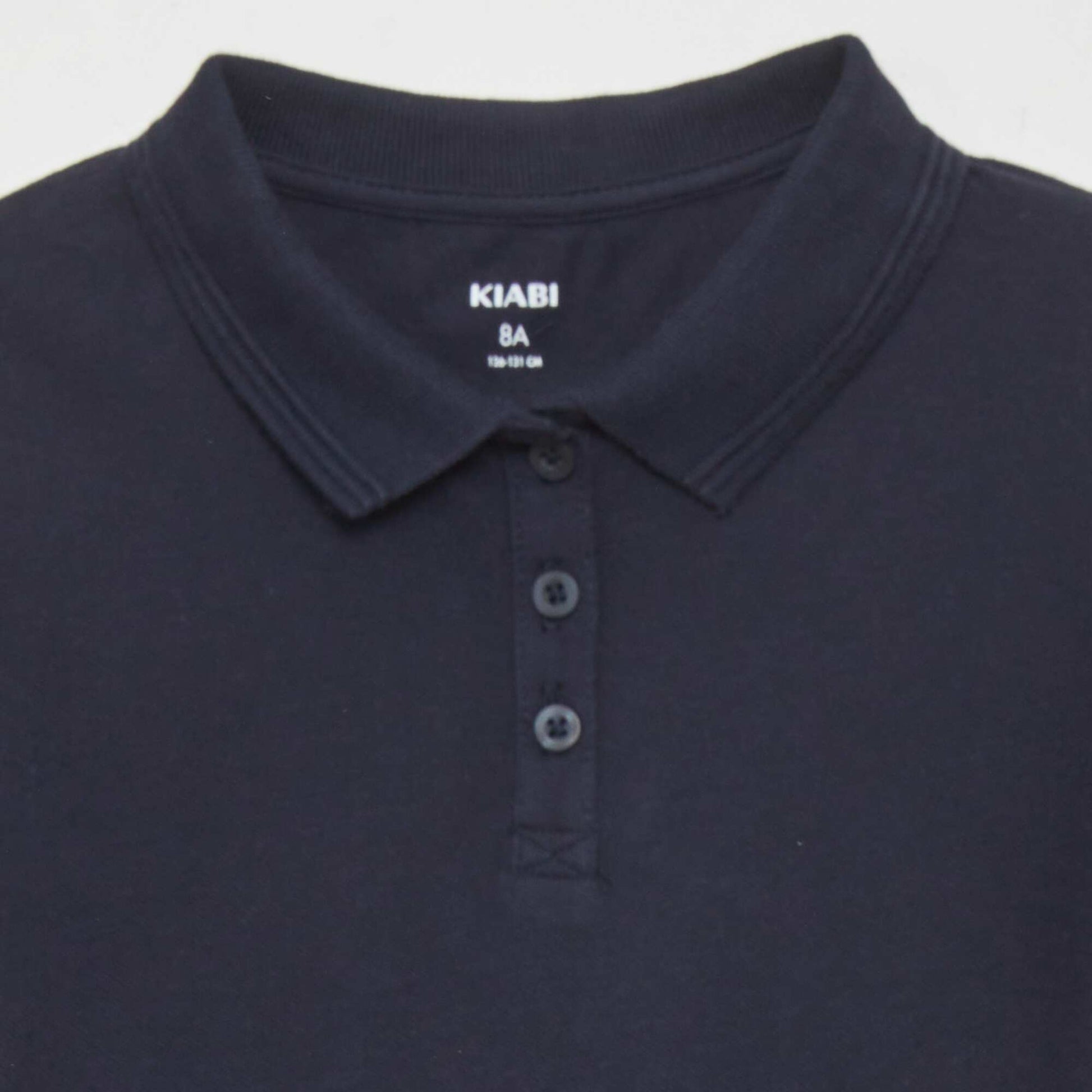 Short-sleeved polo shirt BLUE