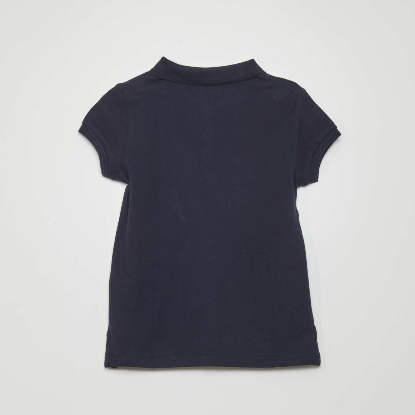 Short-sleeved polo shirt BLUE
