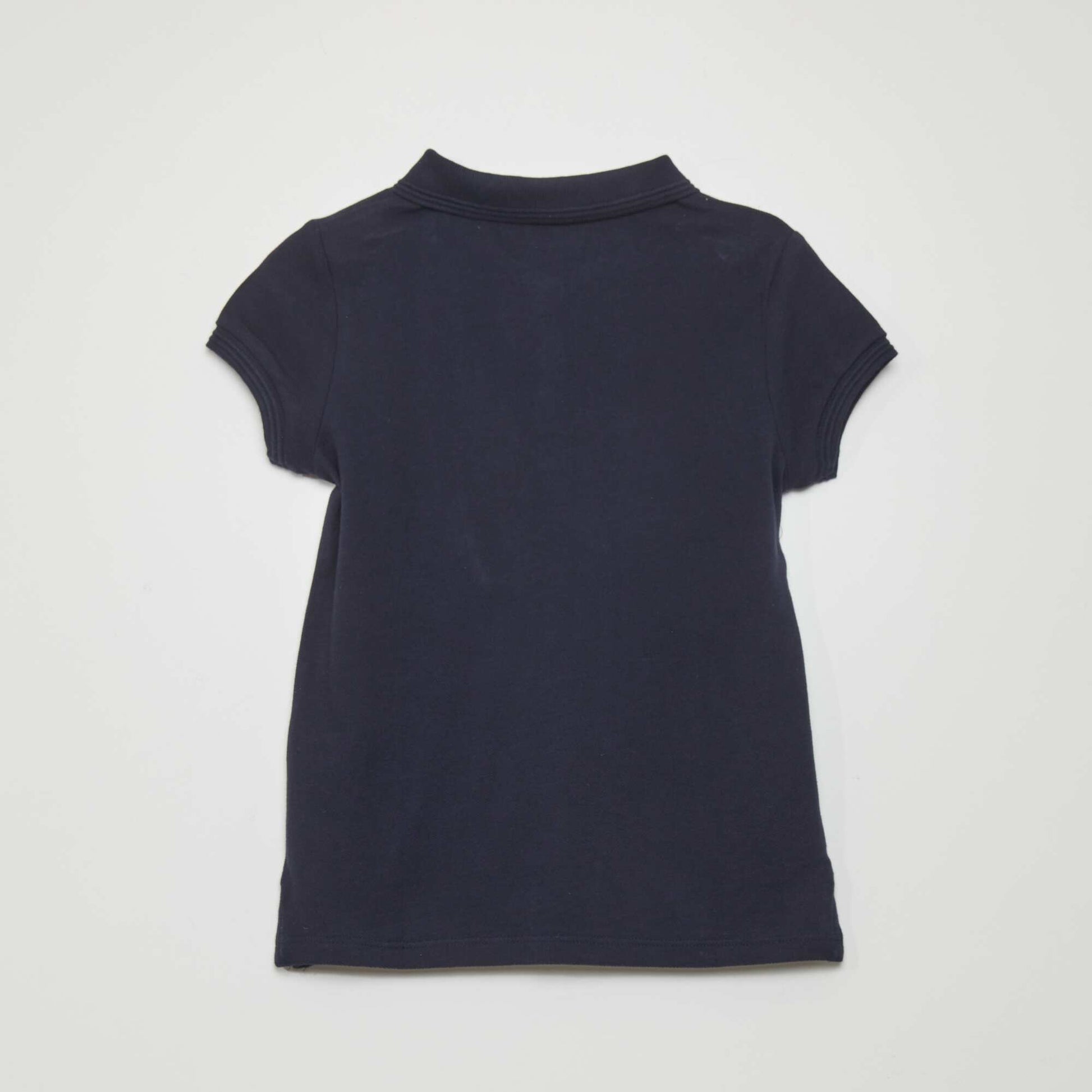 Short-sleeved polo shirt BLUE