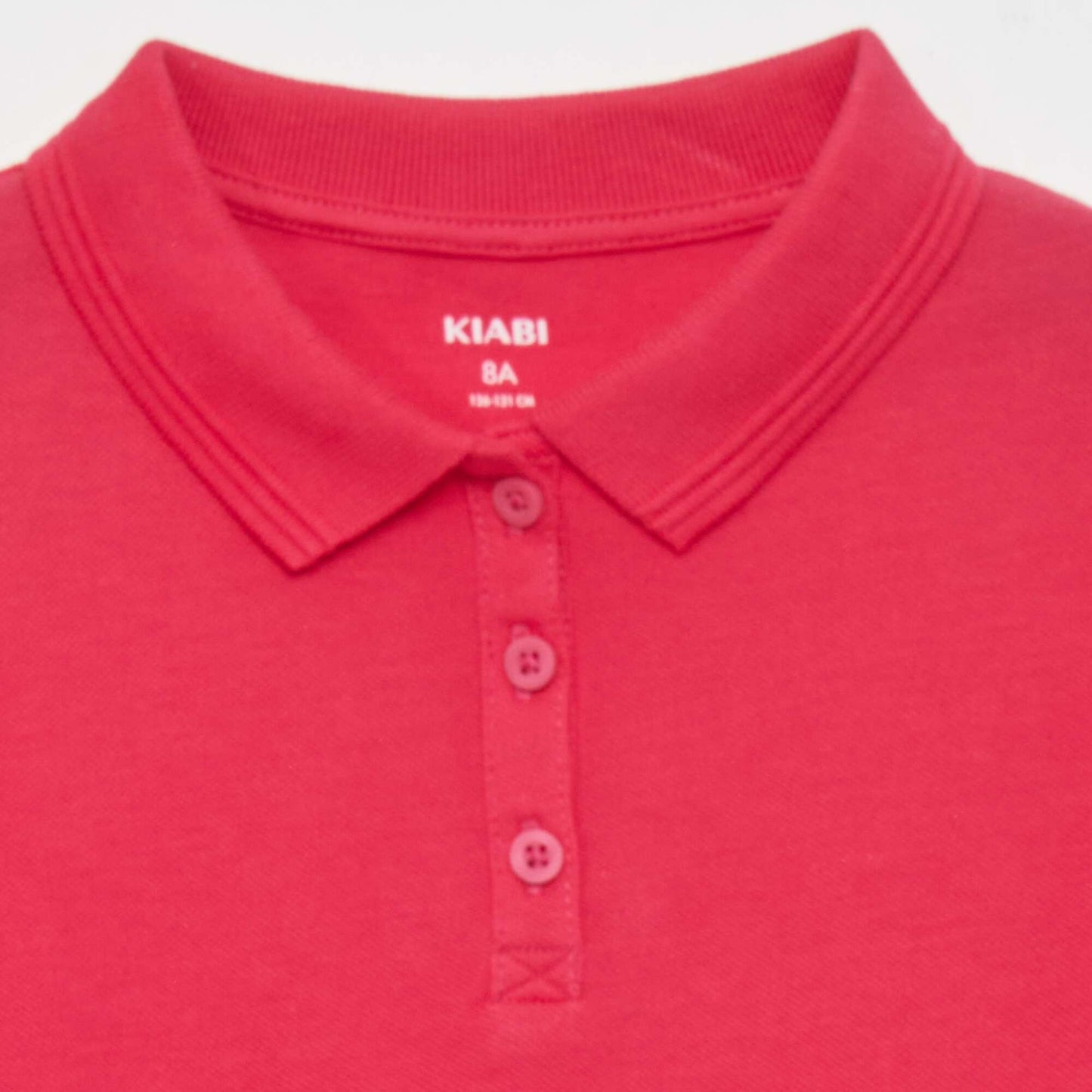 Short-sleeved polo shirt PINK