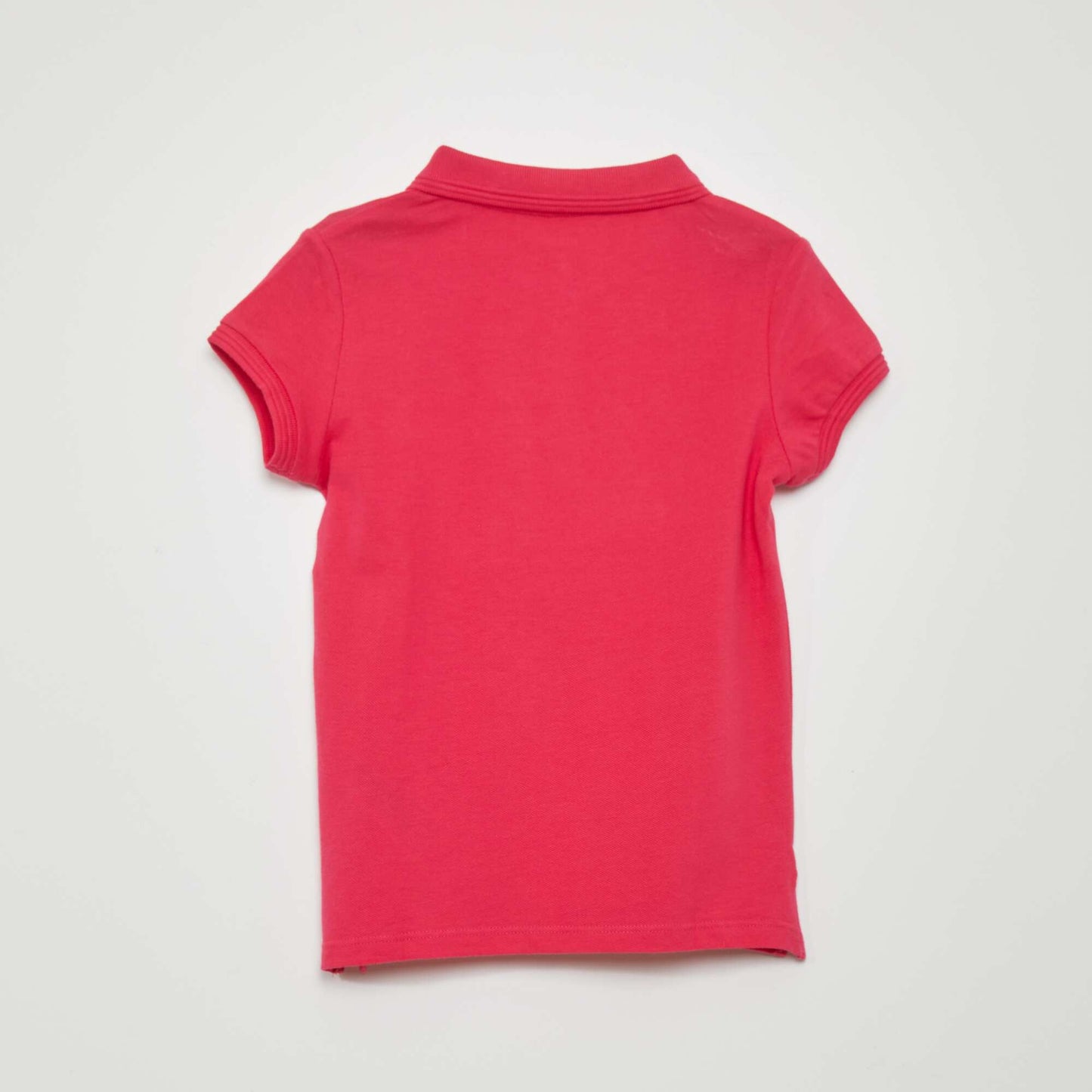 Short-sleeved polo shirt PINK