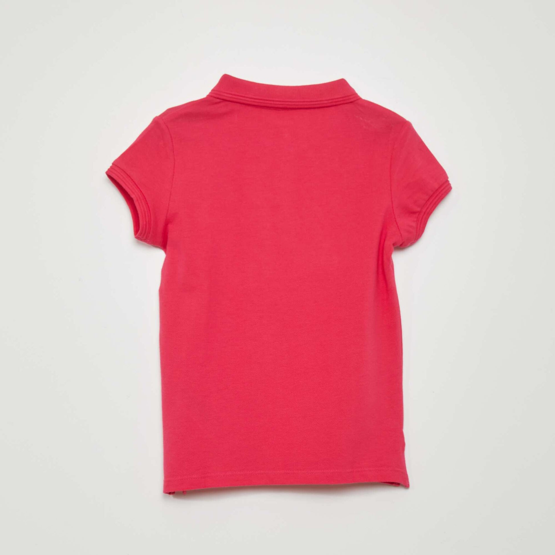 Short-sleeved polo shirt PINK