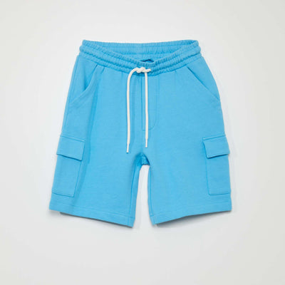Bermuda Shorts with Cargo Pockets BLUE