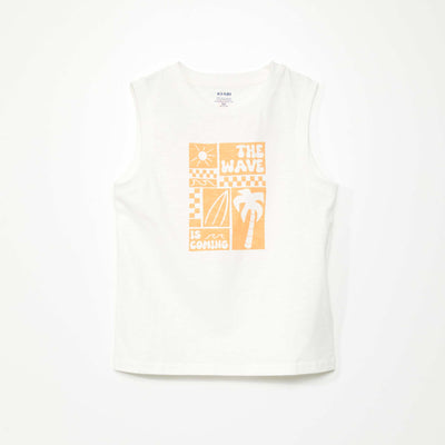 Jersey Tank Tops WHITE