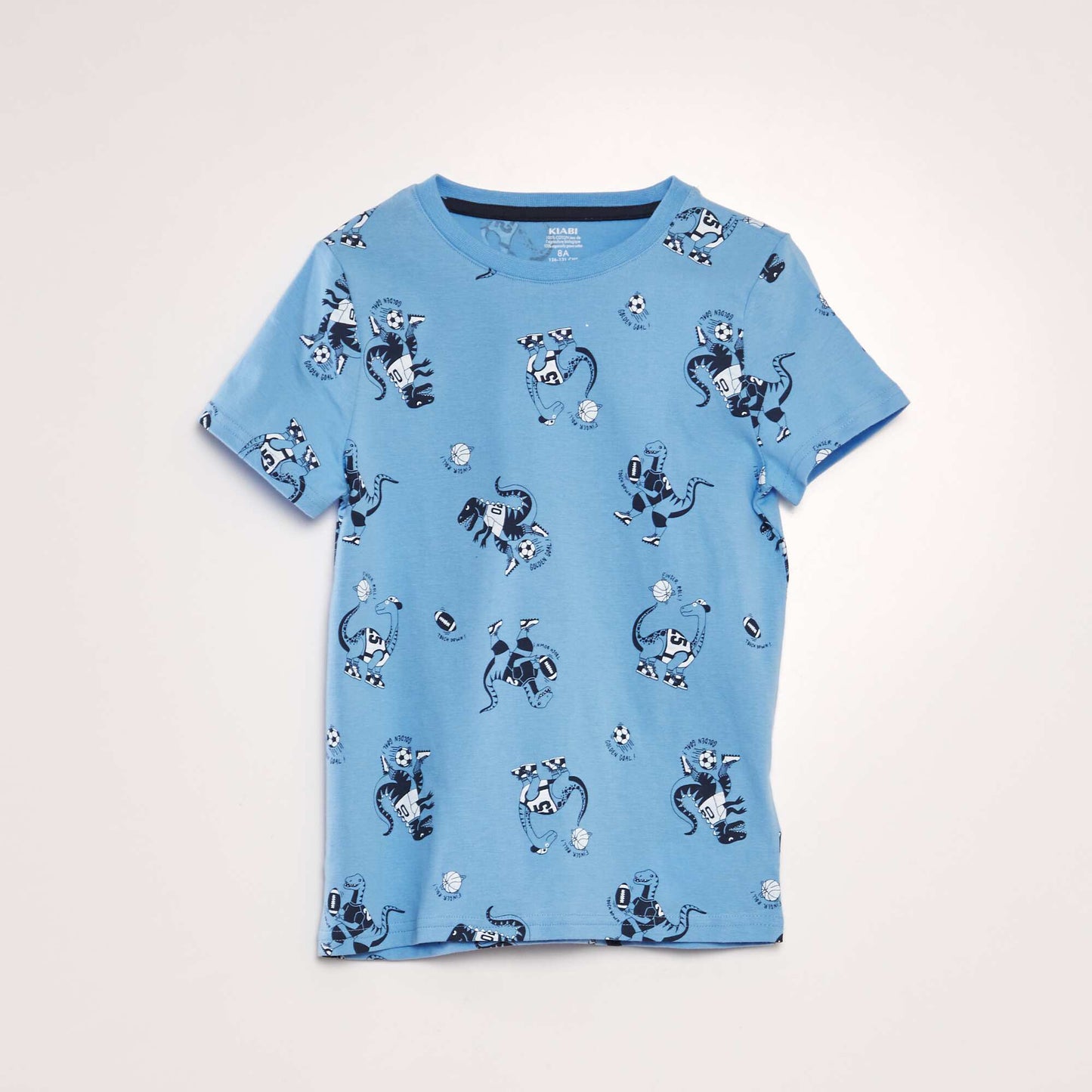 Printed T-shirt BLUE