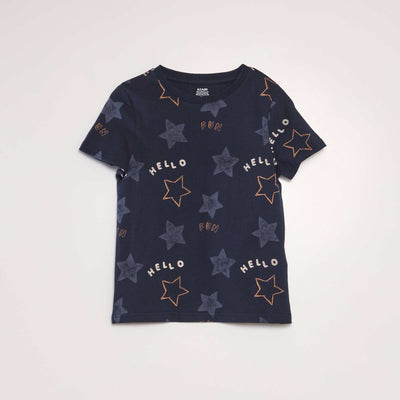 Printed T-shirt WHITE