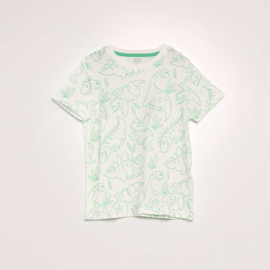 Printed T-shirt GREEN